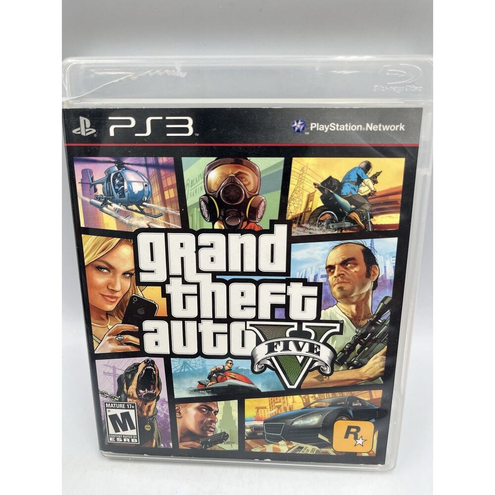 Grand Theft Auto V (Sony Playstation 3, PS3) - CIB w/ Map Complete